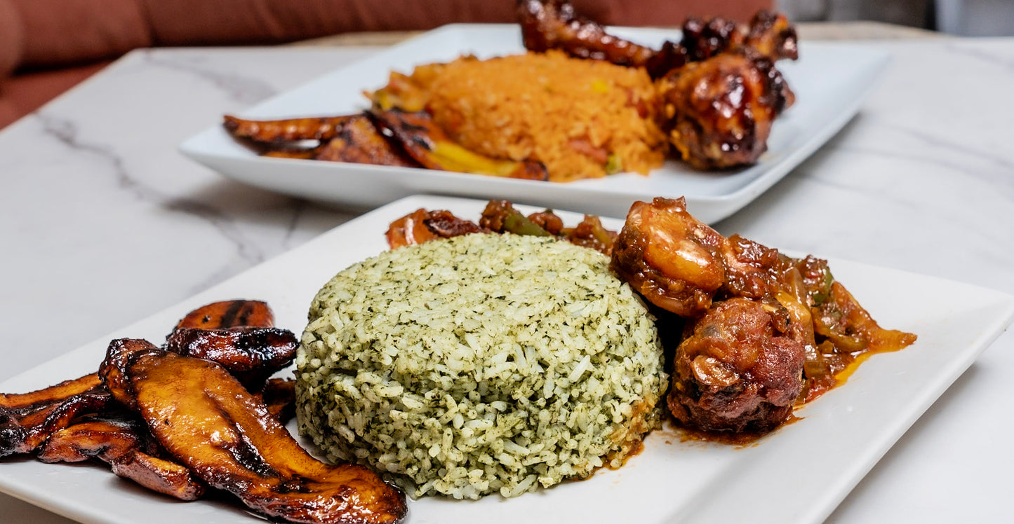 Chuck rice with shrimp and chicken