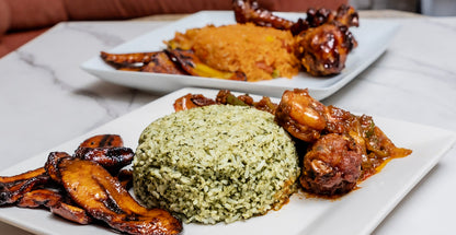 Chuck rice with shrimp and chicken